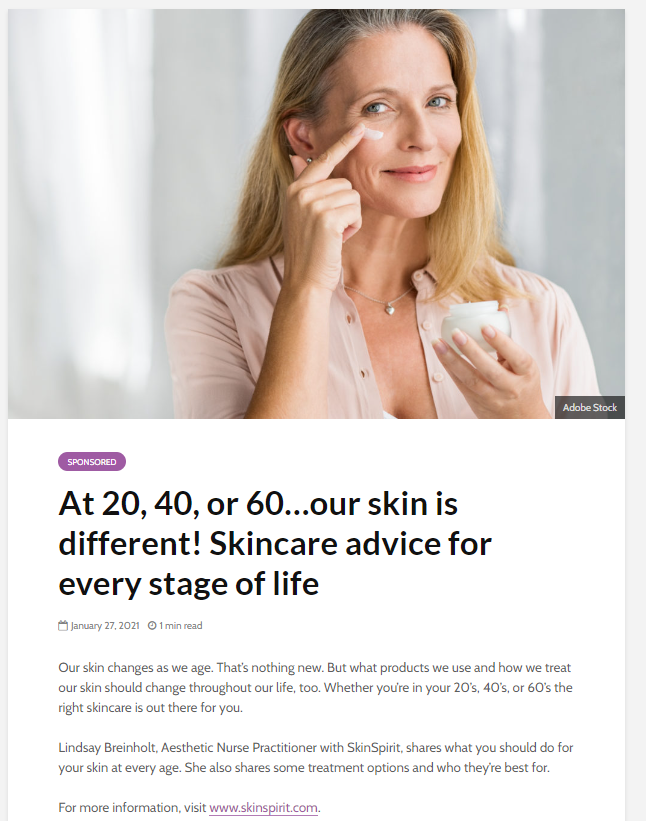 Skin Care For Every Stage Of Life | Neos Aesthetic Academy in Salt Lake City, Utah